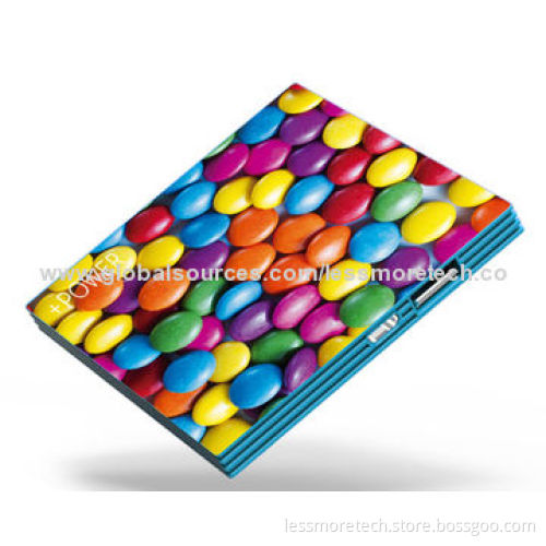 Suction Cups Mobile Phone Power Bank, Christmas Gift, 1,800-2,600mAh